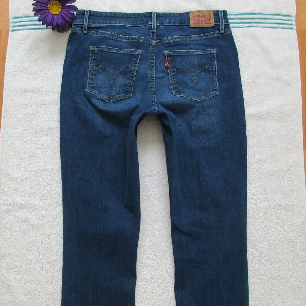 LEVI'S Jeans Size 14 Mid Rise Skinny Denim - Picture 5 of 11